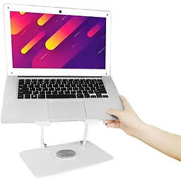 Тримач для планшета/ноутбука BeCover BC-L25 White (710715) - мініатюра 3