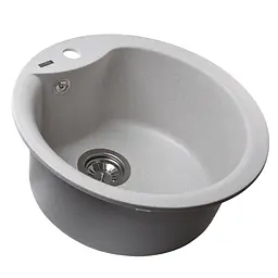 Гранітна мийка Globus Lux Orta перлина 485 000008748, Сірий - мініатюра 3