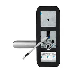 Замок біометричний автономний Trinix TRL-5406BTF Silver L/R з Bluetooth, зчитувачем відбитків пальців і карт Mifare (65-00089) - мініатюра 6