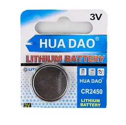 Батарейка дискова HUA DAO CR2450 3V (18594-hbr)