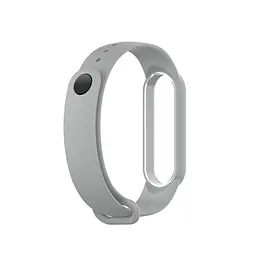 Ремінець для фітнес-браслета Lemfo для Xiaomi Mi Band 5, 6, 7 сірий - мініатюра 2