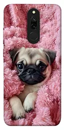 TPU чохол Demsky Мопс у ніжностях для Xiaomi Redmi 8