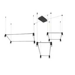 Люстра Brille лофт підвісна LED 60W WW BK (BL-838S/3)