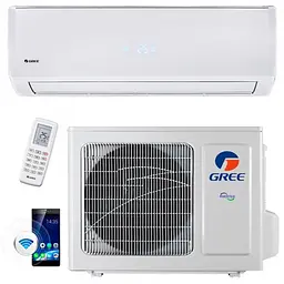 Кондиціонер до 50 м² Gree для дому з Wi-Fi Smart з енергоефективністю A++ GWH18QD-K6DNB6I - мініатюра 1