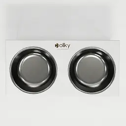 Hollky Base XXL40 — миски на підставці для дуже великих собак (2 × 2,8 л) - мініатюра 4