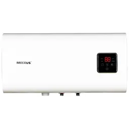 Водонагрівач Mixxus EWH-14050 CUBE WET(Н) 50 л, 2 кВт, мокрий ТЕН, горизонтальний, квадратний, білий (WH0614)