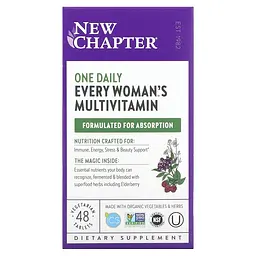 Мультивітаміни для жінок New Chapter Every Woman's One Daily 48 таблеток - мініатюра 2