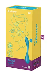 Вібратор для точки G Satisfyer G-Spot Flex 5+ 23 см синій - мініатюра 5