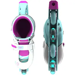 Роликові ковзани Neon Inline розмір 30-33 бірюзові (NT07T4) - мініатюра 3