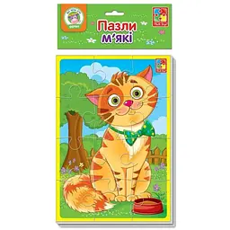 Пазли м'які "Котик та песик" Vladi Toys VT1103-43