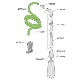 Сифон для грунту Eheim Gravel cleaner set 58 см (4002510) - мініатюра 7