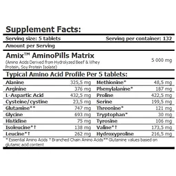 Комплекс амінокислот Amix Amino Pills 330 таблеток - мініатюра 2