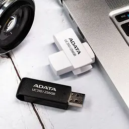 USB флеш накопичувач ADATA 64GB UC310 Black USB 3.0 (UC310-64G-RBK) - мініатюра 9