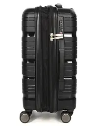 Валіза маленька S поліпропілен Worldline Airtex 283 56×33×22см 52л Чорний - мініатюра 5