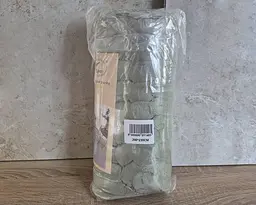 Плед-покривало Koloco королівський шарпей 1-149 смужка 4 см 200х230 фісташковий - мініатюра 7