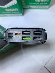Універсальна мобільна батарея Power Bank Borofone DBT01 PD 40000mAh PD18W+QC3.0 (Чорний) - мініатюра 5
