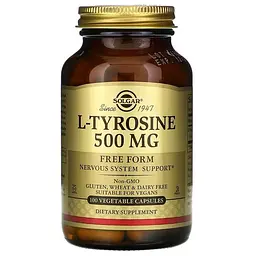 L-Тирозин L-Tyrosine 500 mg 100 капсул Solgar vit0006639