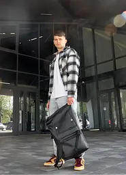 Чоловічий рюкзак Sambag RollTop LTTm чорний 43 х 31 х 14 см (24238001m) - мініатюра 8
