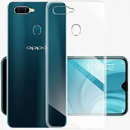 TPU чохол Epic Transparent 1,5mm для Oppo A5s / Oppo A12 / A7 Безбарвний (прозорий) - мініатюра 4