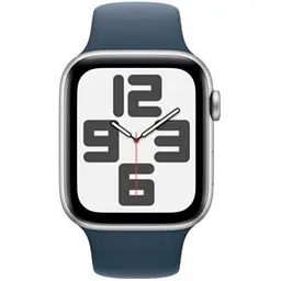 Смарт-годинник Apple Watch SE 2 GPS 40 mm Silver Aluminium Case with Storm Blue Sport Band S/M (MRE13)