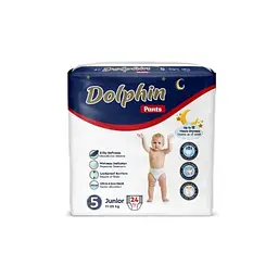 Підгузки Dolphin Dolphin 5 junior 11-25 кг 24 шт (8680131207244)