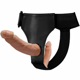 Страпон Baile Double Fun System, 13,5 см (тілесний)