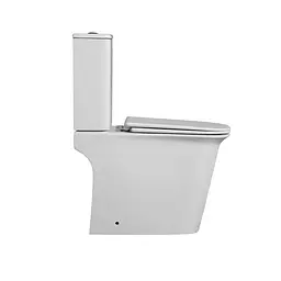 Унітаз-компакт Mixxus Wave-0404-R 630x350x805 мм, Rimless MI6692, Білий - мініатюра 5