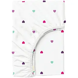 Простирадло на резинці Cosas Playful Hearts 80х160х20 см (PlayfulHearts_80x160x20)