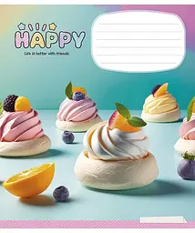 Зошит загальний Школярик Cute things у лінію 24 аркушів 25 шт. (024-3359L) - мініатюра 2