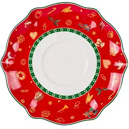 Чайний набір Lefard Christmas Delight, 250 мл, білий з червоним (985-143) - мініатюра 3