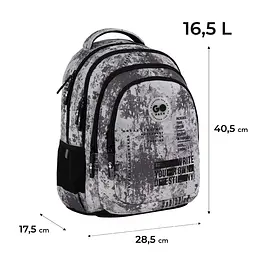 Рюкзак GoPack Teens 162M-3 Сірий (GO26-162M-3) - мініатюра 2