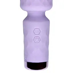 Міні-вібратор Loveline Mini Wand, 11.4 см (фіолетовий) - мініатюра 3