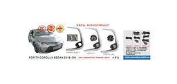 LED Протитуманні фари для Toyota Corolla 2017- H8 12V 35W DRL-6W/6W FOG+DRL+TURN з проводкою Комплект (TY-9377L-1 3в1) - мініатюра 2