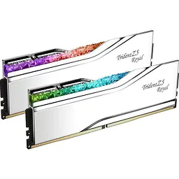 Модуль пам'яті DDR5 G.Skill Trident Z5 Royal 2x32GB 6000MHz Silver [F5-6000J2836G32GX2-TR5S] [148626] - мініатюра 3