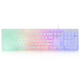 Клавіатура Vinga KB410 White