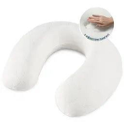 Подушка Ideia рогалик для подорожей MEMORY FOAM 30х40 см з ефектом пам'яті (8-06352)