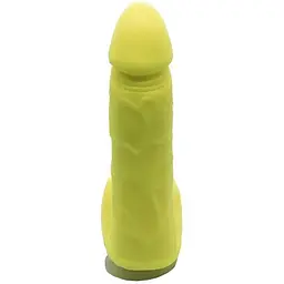 Крафтове мило-член із присоскою Чистий Кайф Yellow size S натуральне - мініатюра 3