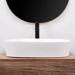 Умивальник Rea Angie 52x38 білий (REA-U4121), Глянцева - мініатюра 5
