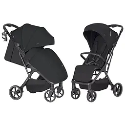 Прогулянкова коляска CARRELLO Nova CRL-5524 Vinyl Black /1/ [CD]