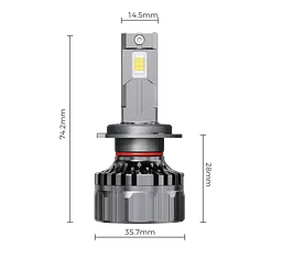 Комплект світлодіодних ламп Infolight M1 H7 55W - мініатюра 6