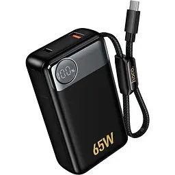 Портативний акумулятор Hoco Q53 Skillful 65W 12000mAh black - мініатюра 2