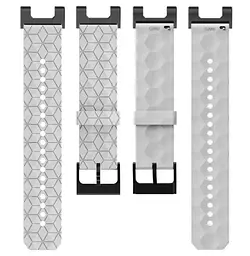 Ремінець Primolux Dimond силіконовий для годинника Xiaomi Amazfit T-Rex (A1918) / T-Rex Pro (A2013) - White - мініатюра 4