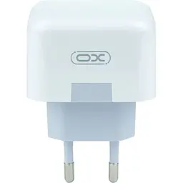 Мережевий зарядний пристрій XO L102 EU Dual QC3.0 type-C port 35W 3A White - мініатюра 3