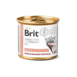 Вологий корм Brit VetDiets Renal для котів із хронічною нирковою недостатністю 200 г - мініатюра 4
