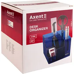 Набір канцелярський приладів Axent Cube настільний червоний (2106-06-A) - мініатюра 2