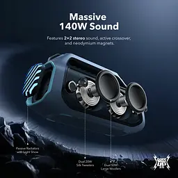 Портативна акустика Anker SoundCore Boom 2 Plus Blue (7169788) - мініатюра 2