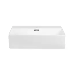 Умивальник Qtap Nando LT підвісний прямокутний 500x420x120 мм White + донний клапан PU02O, Білий - мініатюра 3