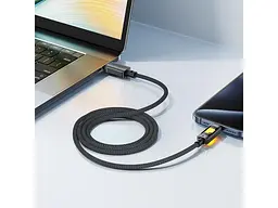 Кабель USB Type-C Acefast C21-04 USB Type-A to USB Type-C 2.0 60W 1.2m Black (6974316284673) - мініатюра 3