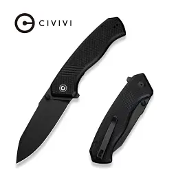 Ніж складаний туристичний Civivi Placoid, (9.3 см) 14C28N / G10 чорний - мініатюра 10