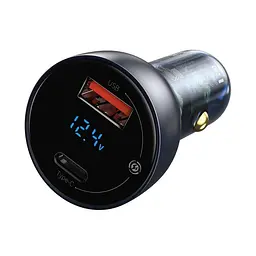 Автозарядне Baseus Particular Digital Display PPS 65 W 2 порти - мініатюра 5
